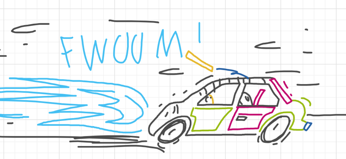 A panel from I've Been Everywhere, Man, episode nine of the Board Boards object show by Furretwalk/WalkingFurret.